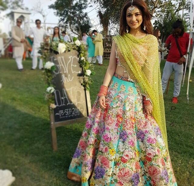 Mehendi sangeet dress best sale